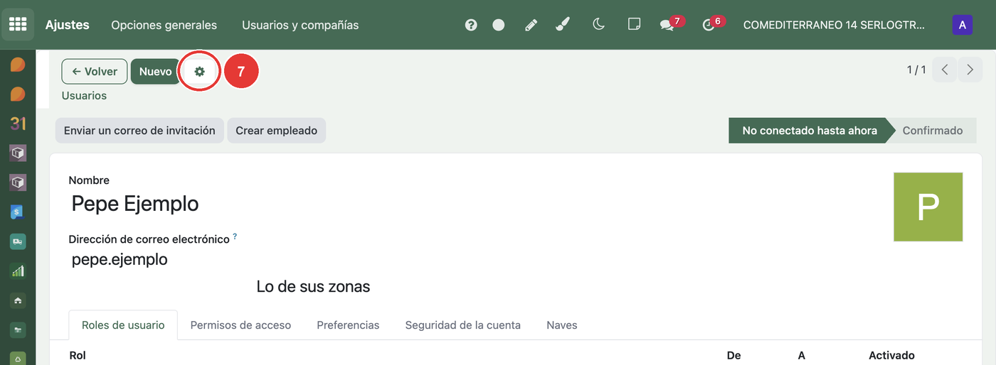 Ficha del usuario: 7 la ruedita